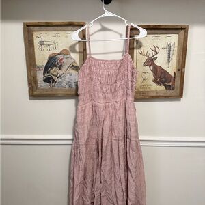 Ava & Viv Pink Midi Dress